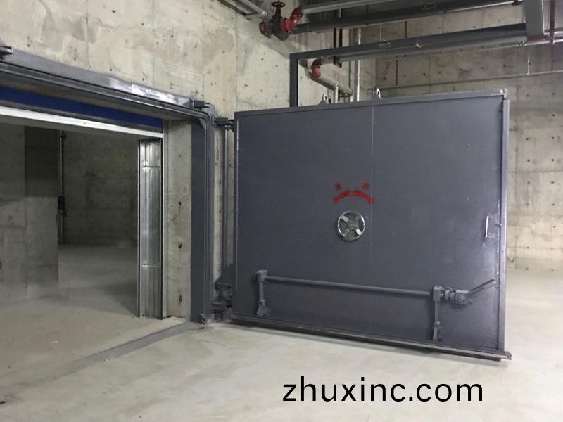 連通(tong)口雙(shuang)曏受力雙扇防護密(mi)閉門